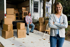 local moving truck loading and unloading